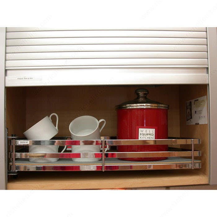 Richelieu KITAMB3 Tambour Door - Aluminum Finish 20 mm Slats