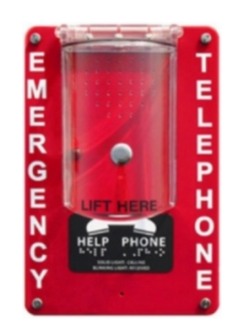 Alpha Communication RCB2100NR Refuge Call Box for AlphaRefuge 2100 Series, Remote 24V Power