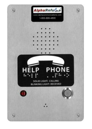 Alpha Communication RCB2400S Refuge Call Box (AlphaRefuge 2400 Series)- Surface