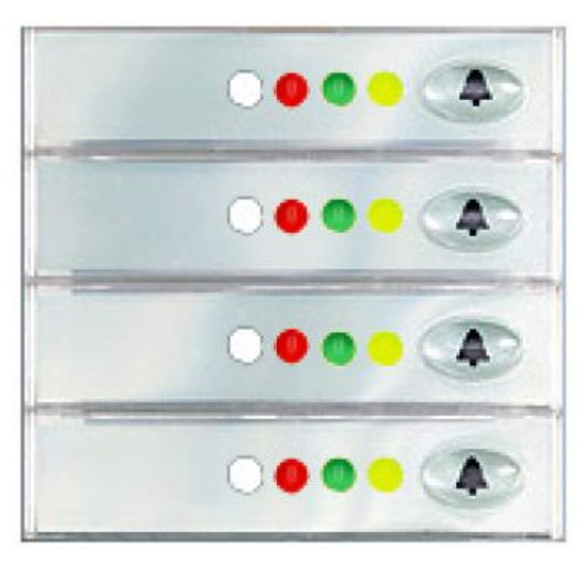 Alpha Communication RSM404 AlphaStatus 4-Station Master LED Plug-in Module