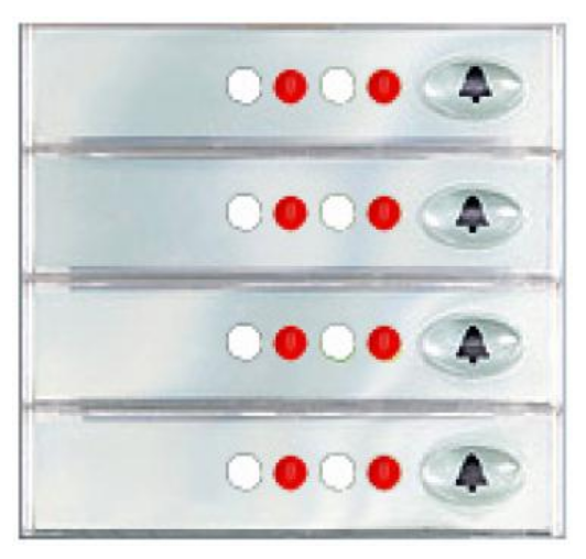 Alpha Communication RSM408 AlphaStatus 8-Station Master LED Plug-in Module