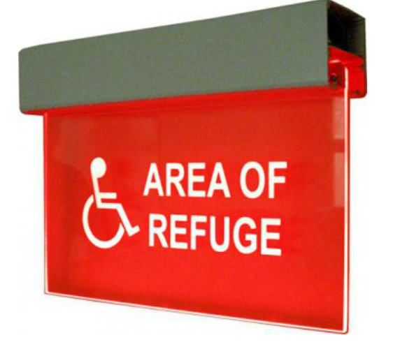 Alpha Communication RSN7050 Series Lighted Area of Refuge Sign- 120 V