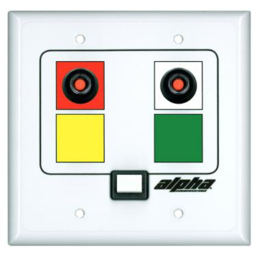 Alpha Communication RSS403 Remote Room Status Indicating Station, 3 Button