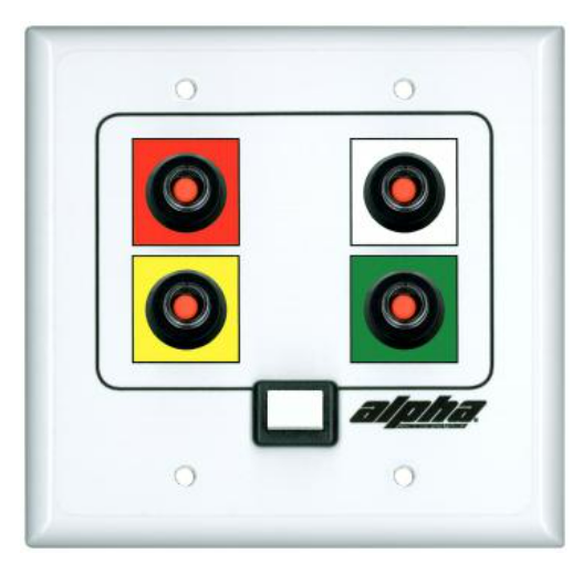 Alpha Communication RSS405 Remote Room Status Indicating Station, 5 Button