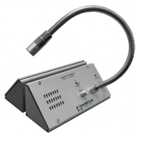 Alpha Communication SC-300 Counter Mount Intercom System with Ptt Switch