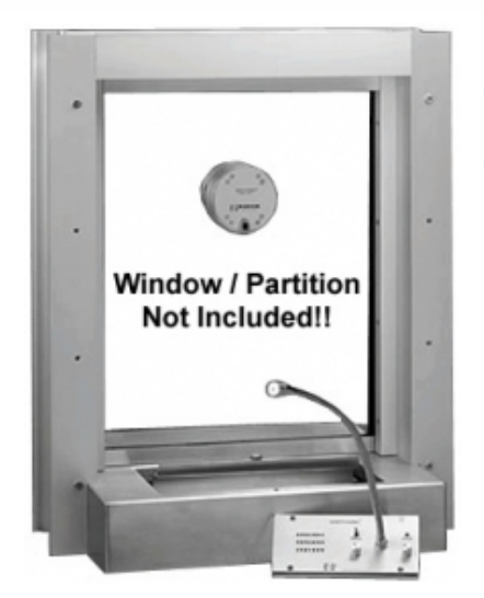 Alpha Communication SC-350 2 Piece Thru-Glass Intercom System