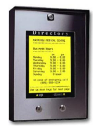 Alpha Communication TE7010/LCD Liquid Crystal Display Electronic Directory- 1000 Names