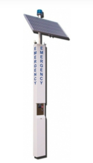 Alpha Communication TSL85 9-Foot Solar Emergency Call Tower- 85w