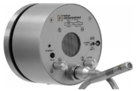 Alpha Communication TTU-1A-X-24 Talk-Thru Communication System With 24" Removable Gooseneck Mic