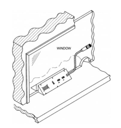 Alpha Communication TTU-3 SSA Counter Mount Talk-Thru Communication System- Social Security