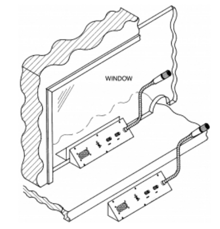 Alpha Communication TTU-302-X Dual Inside Talk-Thru Communication System