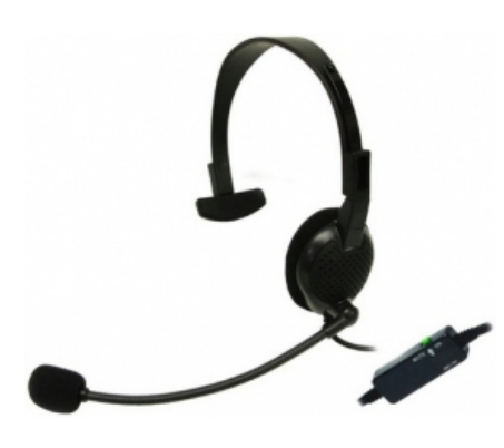 Alpha Communication TTU-NCHS Wired Headset Unit For TTU Series