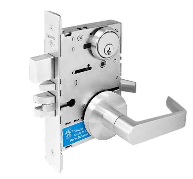 Cal-Royal SC400 Series ANSI Grade 1 Electrified Mortise Lock w/ SS Trim