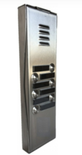 Alpha Communication VDC505/6-15 6 Button Stainless Steel Surface Panel- 15" H