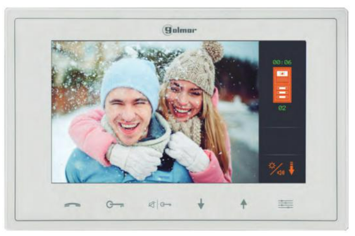 Alpha Communication VESTA7 SE GB2 Color Hand-Free 7.0" Video-Intercom Monitor