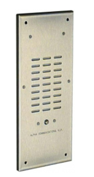 Alpha Communication VI402/001FSE Qwikbus Flush St. Steel Audio Door Station