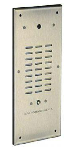 Alpha Communication VI402/001VFSE Qwikbus Flush St. Steel Video Door Station