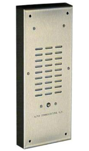 Alpha Communication VI402S001FSE Qwikbus Surface St. Steel Audio Door Station