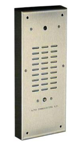 Alpha Communication VI402S001VFSE Qwikbus Surface St. Steel Video Door Station
