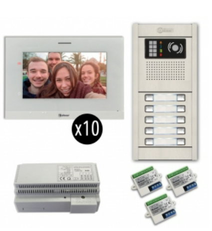 Alpha Communication VKG2-A7/AS G2+ Series Video-Intercom Kit- Surface