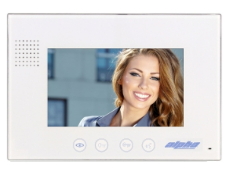Alpha Communication VM237W 7" White Add-On Video Monitor