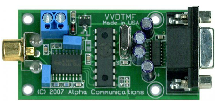 Alpha Communication VVDTMF DTMF to RS232 Decoder Board