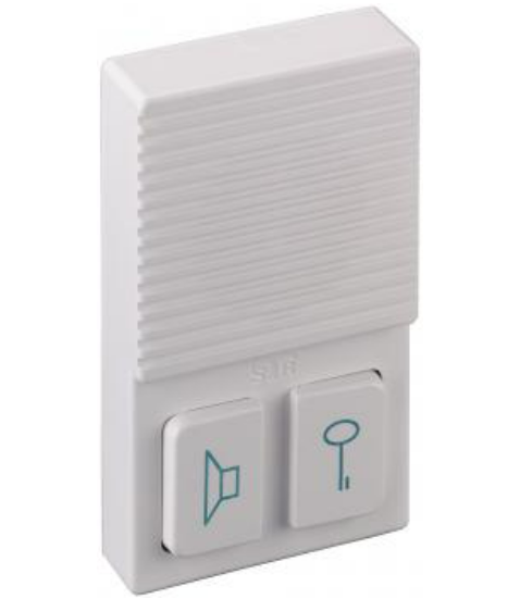 Alpha Communication WF32/S 2-Button Wall Mount Apartment Intercom Station - White
