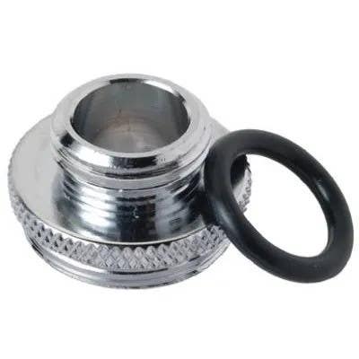 Brass Craft SF0010X Aerator Adapter, Lead-Free Brass, Chrome-Plated, 5/8-In. x 18 MPT x 55/64-In. x 27 MPT