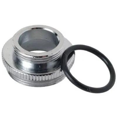 Brass Craft SF0012X Aerator Adapter, Lead-Free Brass, Chrome-Plated, 11/16-In. x 27 MPT x 55/64-In.
