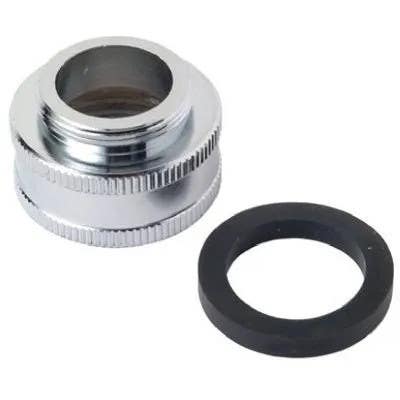 Brass Craft SF0017X Aerator Adapter, Lead-Free, Chrome-Plated Brass, 55/64 x 27 MT x 3/4-In. FHT