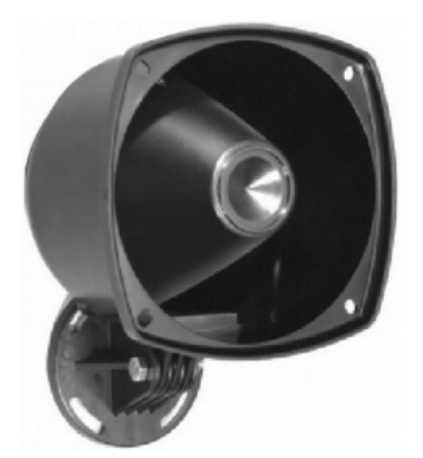 Alpha Communication 410-8BK Drive Thru Horn-10 Watt, 8 Ohms