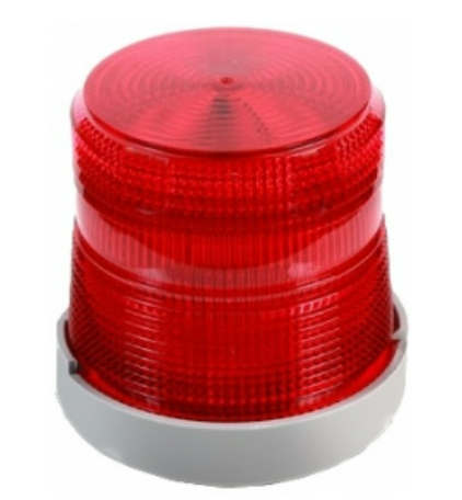 Alpha Communication 48SINRG520 24Vac Halogn Beacon-Red, 20W