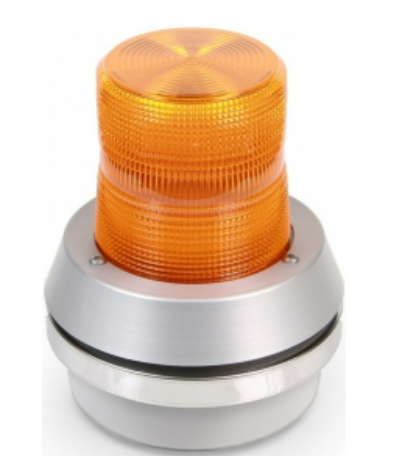 Alpha Communication 51X-BRFA-24D 24VDC Strobe With Horn- Amber