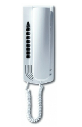 Alpha Communication 620R 2 Button Wall Mount Handset- White