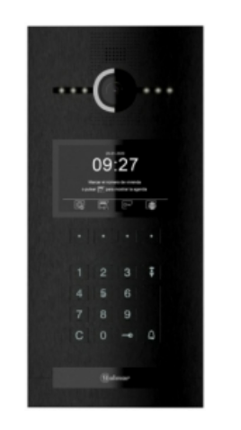 Alpha Communication 6502/G BLACK G+ Color Video Panel- Black