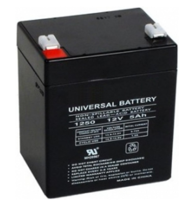 Alpha Communication BA001 12Vdc Rechargeable Battery -5.0 A/H