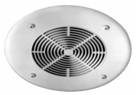 Alpha Communication CR4/5WX 4/5" Ceiling Speaker Baffle- White