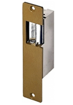 Alpha Communication DO-001RS-24VDC 24Vdc Fail Safe Door Strike- Brass