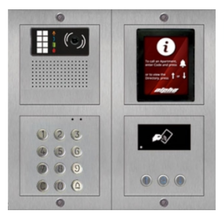 Alpha Communication EPGB2/DSF Gb2 Digital Entry Panel- Stainless Steel