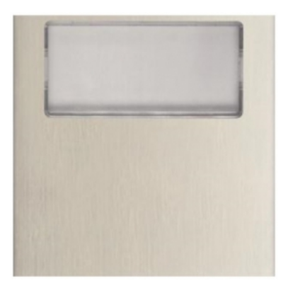 Alpha Communication N3001/AL Panel Small Information Module- Aluminum