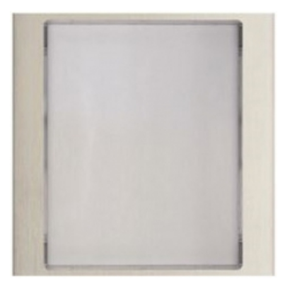 Alpha Communication N3002/AL Nexa Panel Information Module- Aluminum