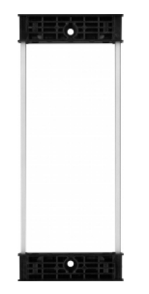 Alpha Communication N6002/AL GB2 Aluminum NEXA Frame for Two Modules