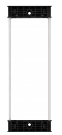 Alpha Communication N6003/AL GB2 Aluminum NEXA Frame for Three Modules