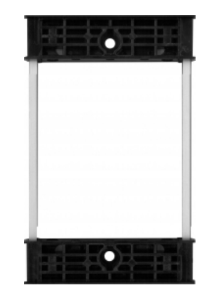 Alpha Communication N6011/AL Aluminum NEXA Panel Frame for One Module