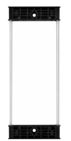 Alpha Communication N6012/AL Aluminum NEXA Panel Frame for Two Module