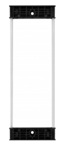 Alpha Communication N6013/AL Aluminum NEXA Panel Frame for Three Module