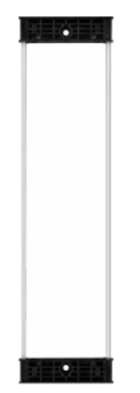 Alpha Communication N6014/AL Aluminum NEXA Panel Frame for Four Module