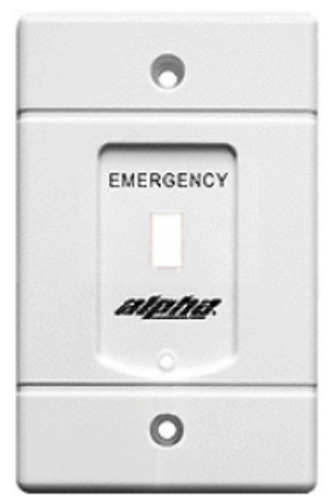 Alpha Communication PL117W Plastic Faceplate For SF117A