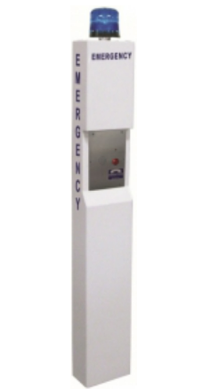 Alpha Communication PPV2X1 Emergency Call Station, Beacon With Strobe,Void Phone - 5'8" Ped