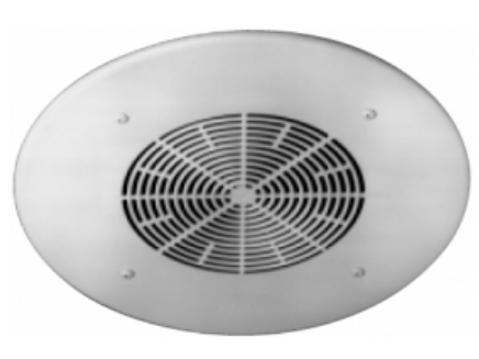 Alpha Communication RB8 8" Round Ceiling Speaker Baffle - White